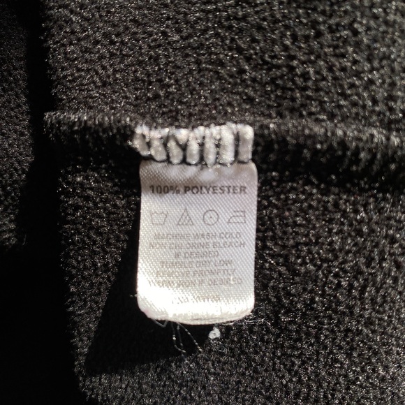 NBA BLACK Men’s Fleece hoodie drawstrings graphic prints ribbed cuff size S - Picture 5 of 8